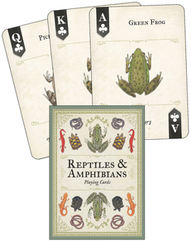 Misc. Reptiles & Amphibians Playing Cards Book