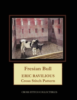 Fresian Bull: Eric Ravilious Cross Stitch Pattern