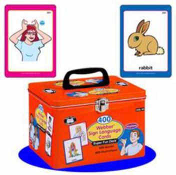 Toy Super Duper Publications| 400 American Sign Language (ASL) Flash Cards Fun Deck | Educational Learning Resource for Children Book