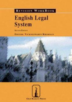 Paperback English Legal System (Revision Workbook) Book