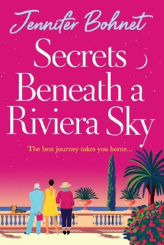 Paperback Secrets Beneath a Riviera Sky [Large Print] Book
