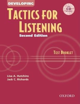 Developing Tactics for Listening Test Booklet - Book  of the Tactics for Listening