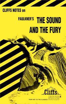 Paperback Cliffsnotes on Faulkner's the Sound and the Fury Book