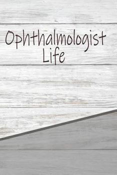 Ophthalmologist Life: Personalized Rustic Isometric Dot Notebook 120 pages 6"x9"
