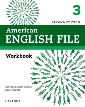 Paperback American English File 2e Workbook Level 3 2019 Pack Book