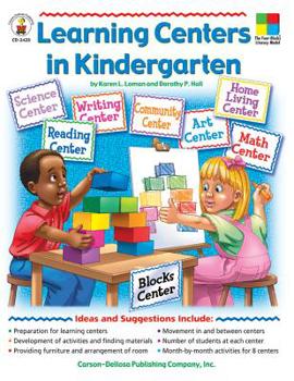 Paperback Learning Centers in Kindergarten Book