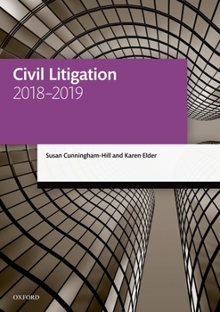 Paperback Civil Litigation 2018-2019 Book