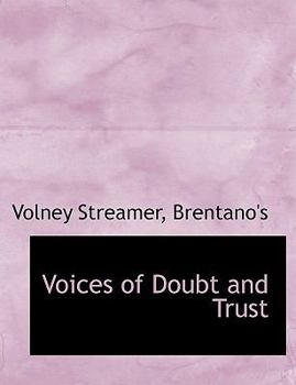 Paperback Voices of Doubt and Trust Book