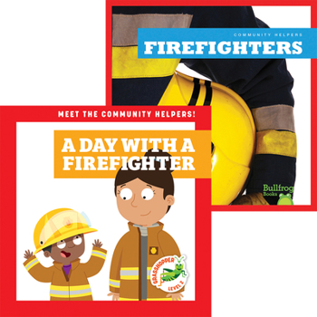 Library Binding Firefighters + a Day with a Firefighter Book