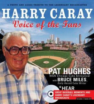 Hardcover Harry Caray: Voice of the Fans [With CD] Book