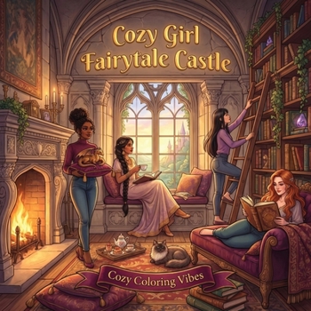 Cozy Girl Fairytale Castle: Fun Bold Line Craft Adult Coloring Book Relaxing Home Routine & Enchanted Daily Life, Magical Hygge Self-Care Moments & ... Gift for Women & Teens (Cozy Girl Collection)