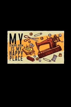 My sewing room happy place: 6x9 SEWING MACHINE | blank with numbers paper | notebook | notes