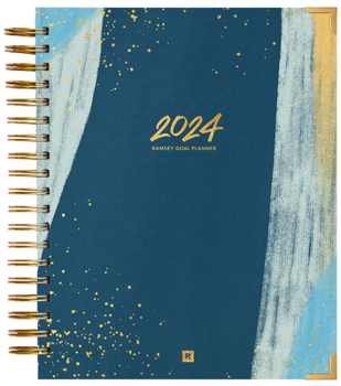 Spiral-bound 2024 Ramsey Goal Planner Book
