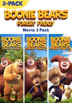 DVD Boonie Bears Forest Frenzy 3 Pack Book
