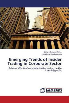 Paperback Emerging Trends of Insider Trading in Corporate Sector Book