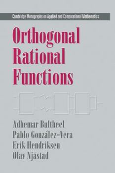 Paperback Orthogonal Rational Functions Book