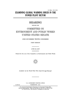 Examining global warming issues in the power plant sector