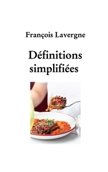 Paperback Définitions simplifiées [French] Book