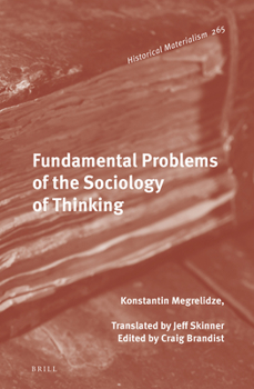 Hardcover Fundamental Problems of the Sociology of Thinking Book