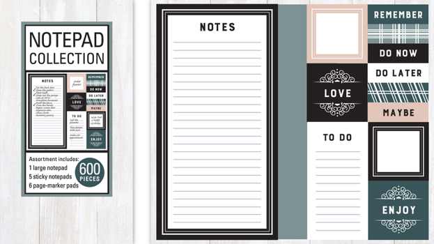 Book of Sticky Notes: Notepad Collection (Country Chic)