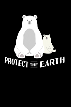 Paperback Notebook: Polar Bear Earth Environmental Conservation Animal 120 Pages, 6X9 Inches, Lined / Ruled Book