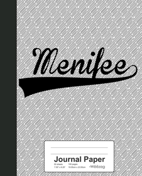 Paperback Journal Paper: MENIFEE Notebook Book