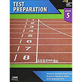 Paperback Core Skills Test Preparation Workbook Grade 5 Book