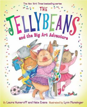 Hardcover The Jellybeans and the Big Art Adventure Book
