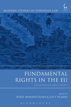 Paperback Fundamental Rights in the EU: A Matter for Two Courts Book