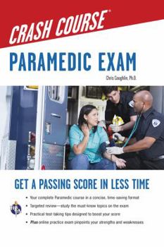 Paperback Paramedic Crash Course with Online Practice Test Book