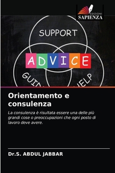 Paperback Orientamento e consulenza [Italian] Book