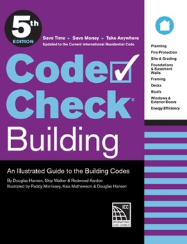 Spiral-bound Code Check Building 5th Edition: An Illustrated Guide to the Building Codes Book