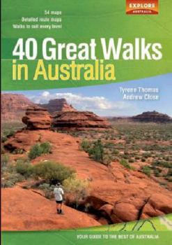 Paperback 40 Great Walks in Australia Book