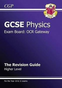 Paperback Gcse Physics OCR Gateway Revision Guide Book