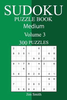 Paperback 300 Medium Sudoku Puzzle Book