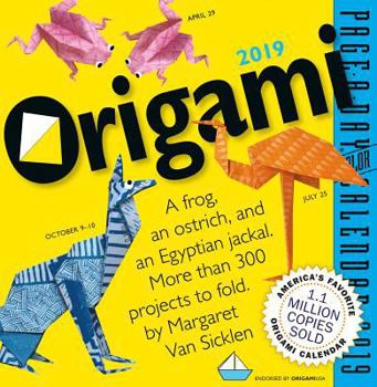 Calendar Origami Page-A-Day Calendar 2019 Book