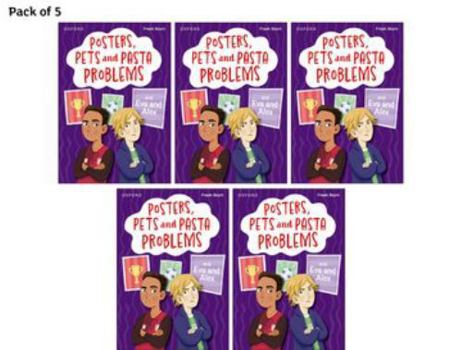 Paperback Read Write Inc. Fresh Start Readers: Book 13: Posters, Pets and Pasta Problems & Eva and Alex - Pack of 5 Book