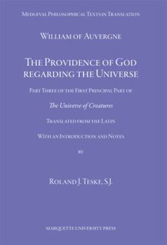 Paperback The Providence of God Regarding the Universe, Part Three of the First Principal Part of the Universe of Creatures Book