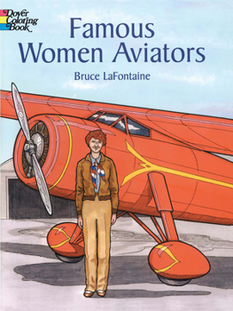 Paperback Famous Women Aviators Coloring Book