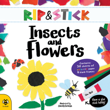 Paperback Rip & Stick Insects and Flowers Book