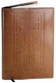 Leather Bound Journal Frank Lloyd Wright Designs Glass L Book
