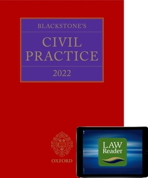 Hardcover Blackstone's Civil Practice 2022 Digital Set [With CDROM and eBook] Book