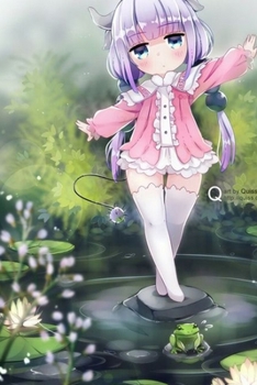 Journal: Dragon Maid Soft Glossy Cover Journal Lined Pages Book 6 x 9 Inches 110 Pages