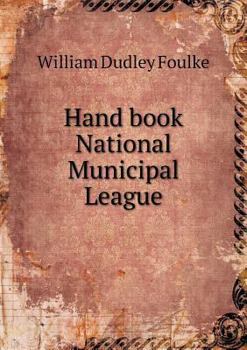 Paperback Hand book National Municipal League Book