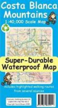 Map Costa Blanca Mountains Tour & Trail Super-Durable Map Book