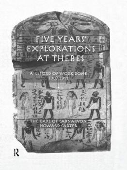Paperback Five Years Exploration at Thebes Book
