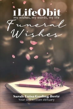 Paperback 1LifeObit: Funeral Wishes Book