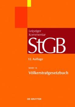 Hardcover Volkerstrafgesetzbuch (Groskommentare der Praxis) (German Edition) [German] Book