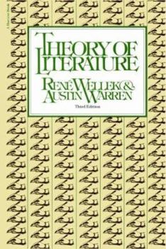 Paperback Theory of Literature: New Revised Edition Book