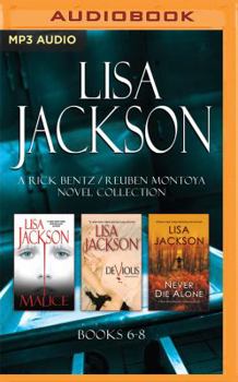 MP3 CD Lisa Jackson - A Rick Bentz / Reuben Montoya Novel Collection: Books 6-8: Malice, Devious, Never Die Alone Book